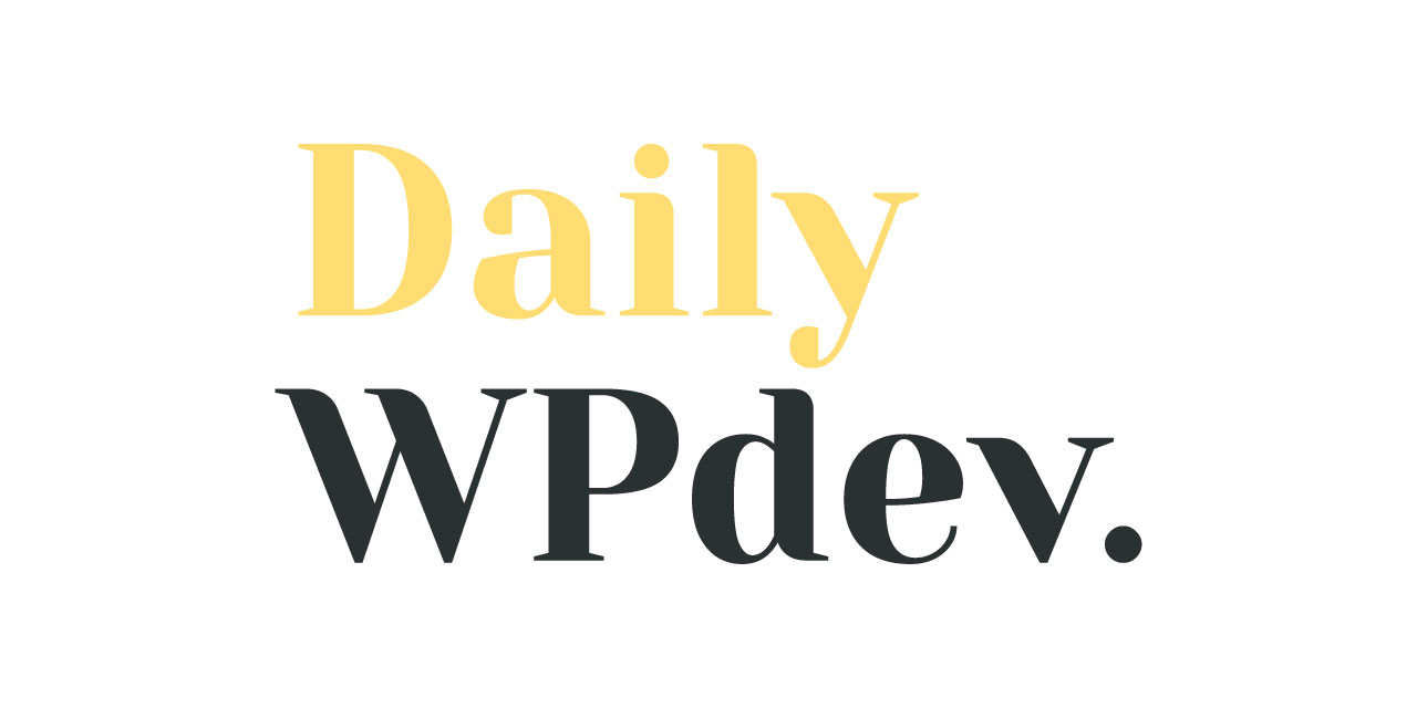 DailWPdev / WP 開發日常